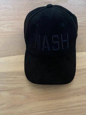 Nash Black Hat w Black NASH Embroidery